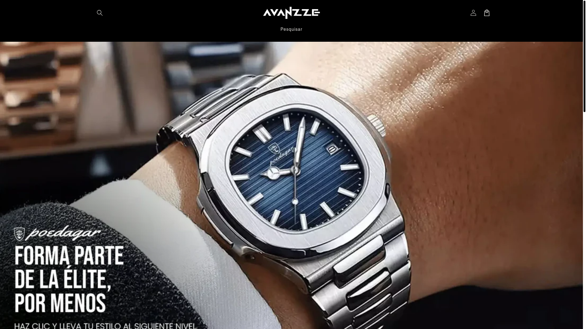 website screenshot of https://avanzee.shop/
