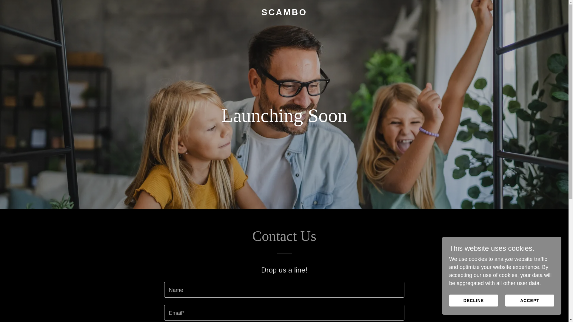 website screenshot of https://scambo.ch/