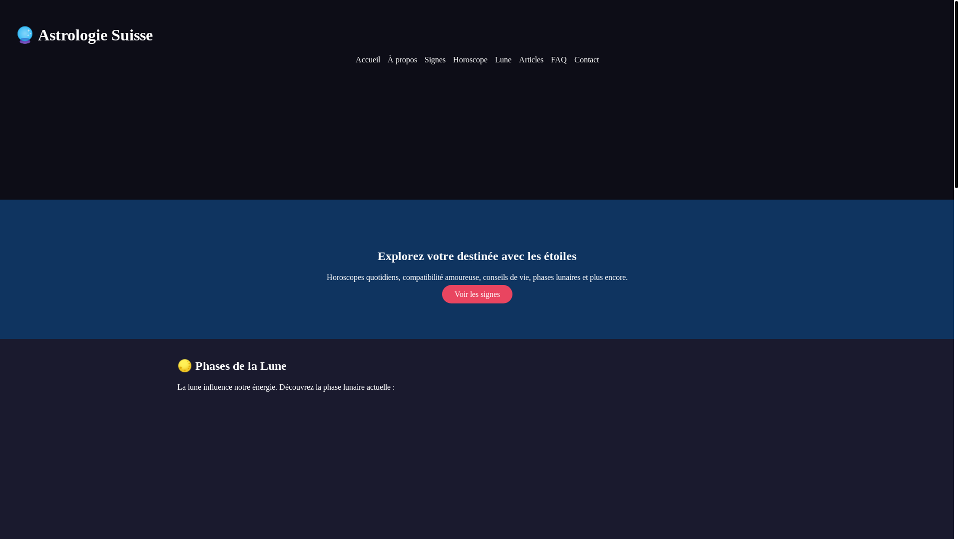 website screenshot of https://horoscopestars.online/