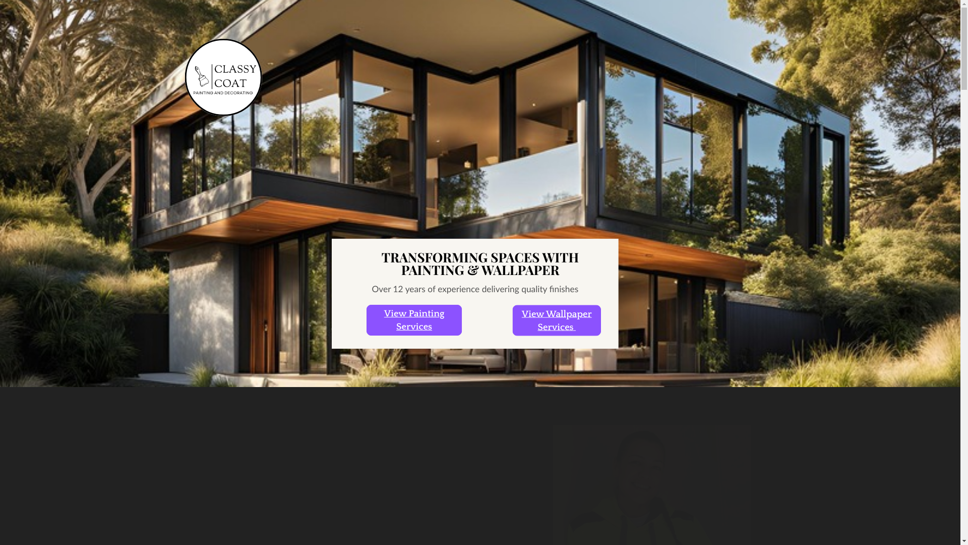 website screenshot of https://classycoatpainting.com/