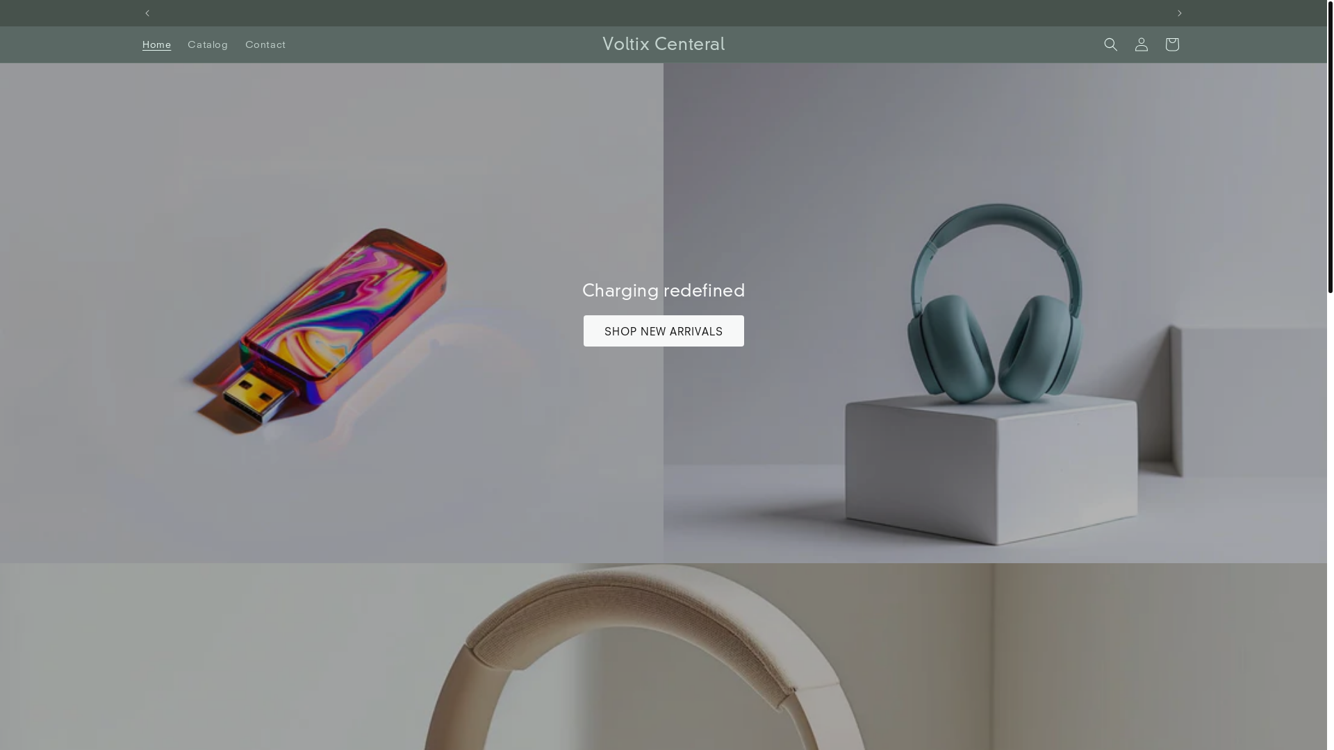 website screenshot of https://voltixcenteral.com/