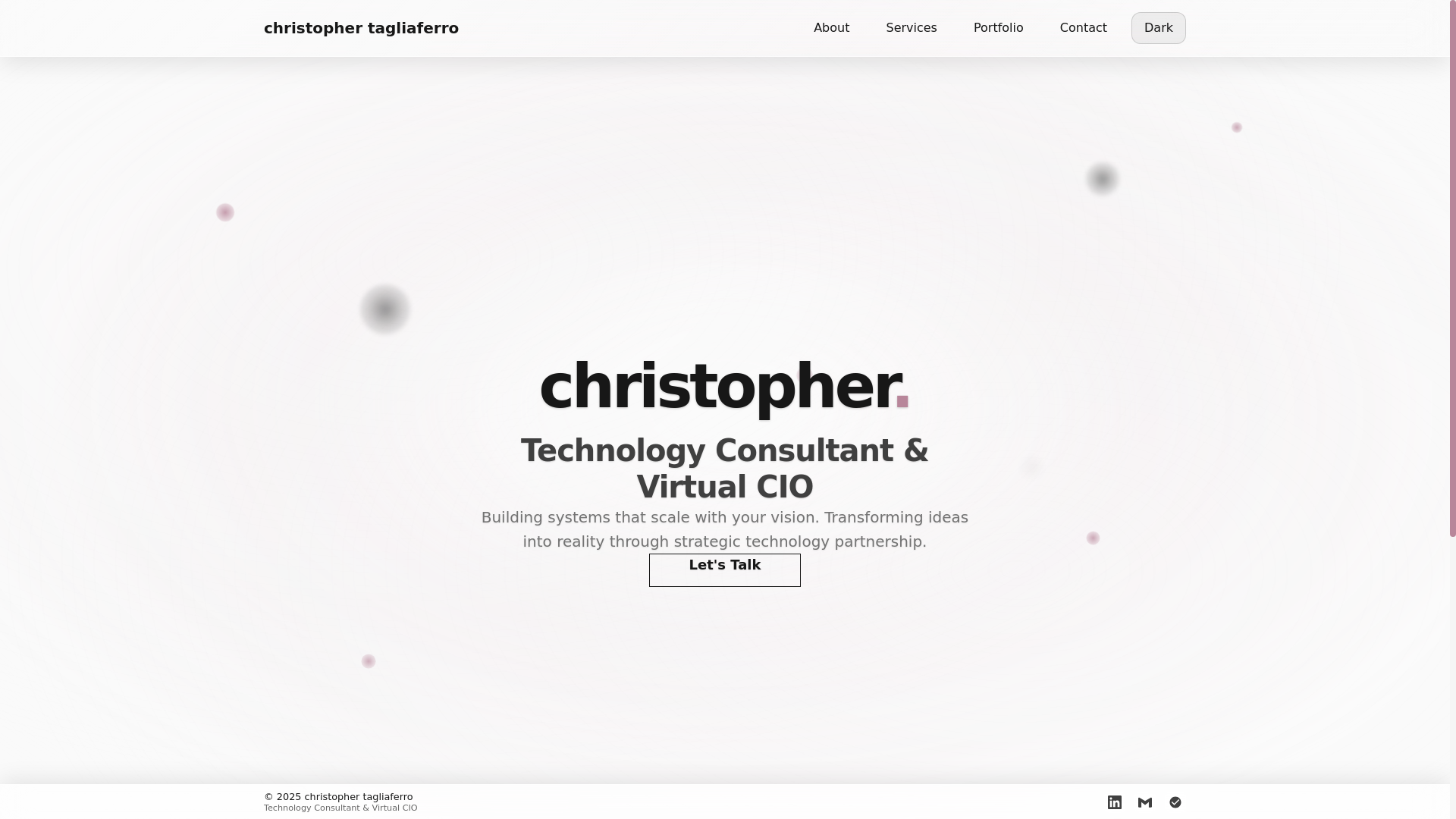 website screenshot of https://portfolio-site-dev.pages.dev/