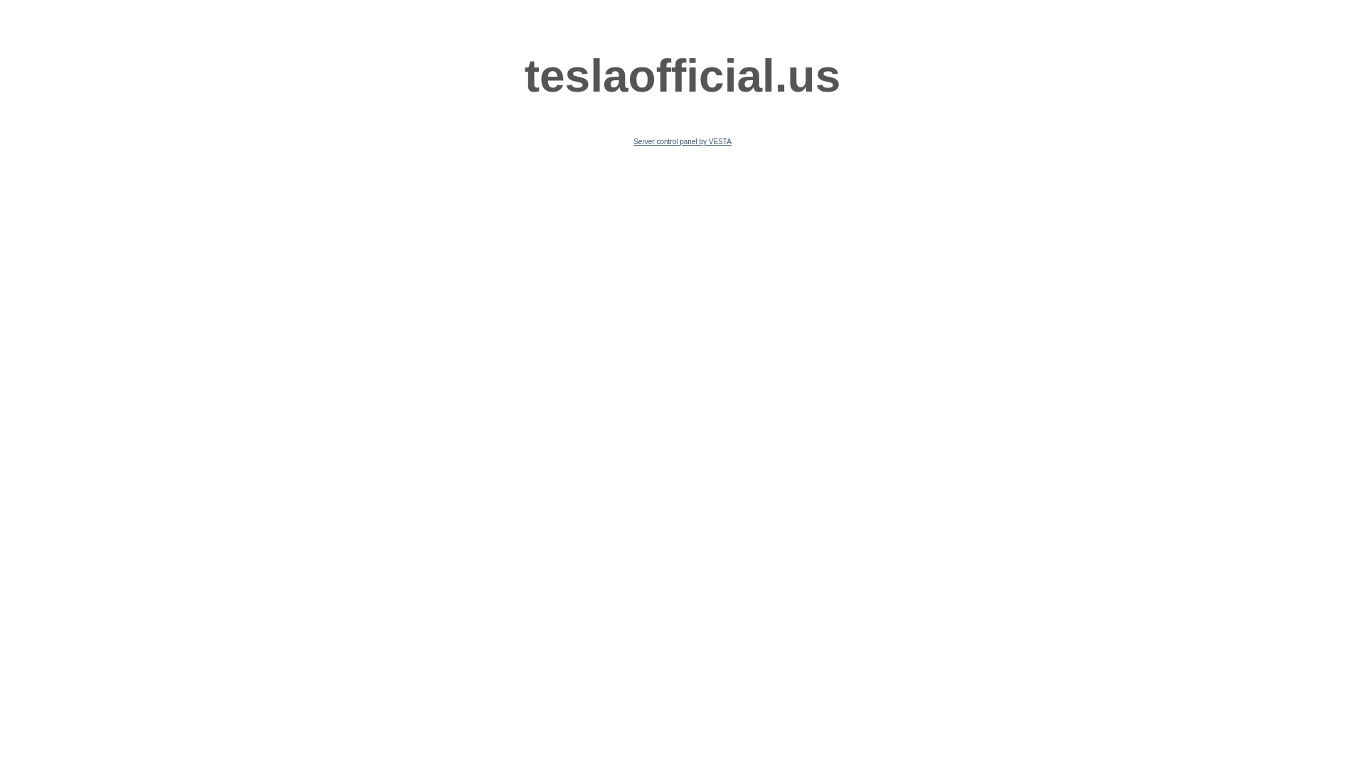 website screenshot of https://teslaofficial.us/