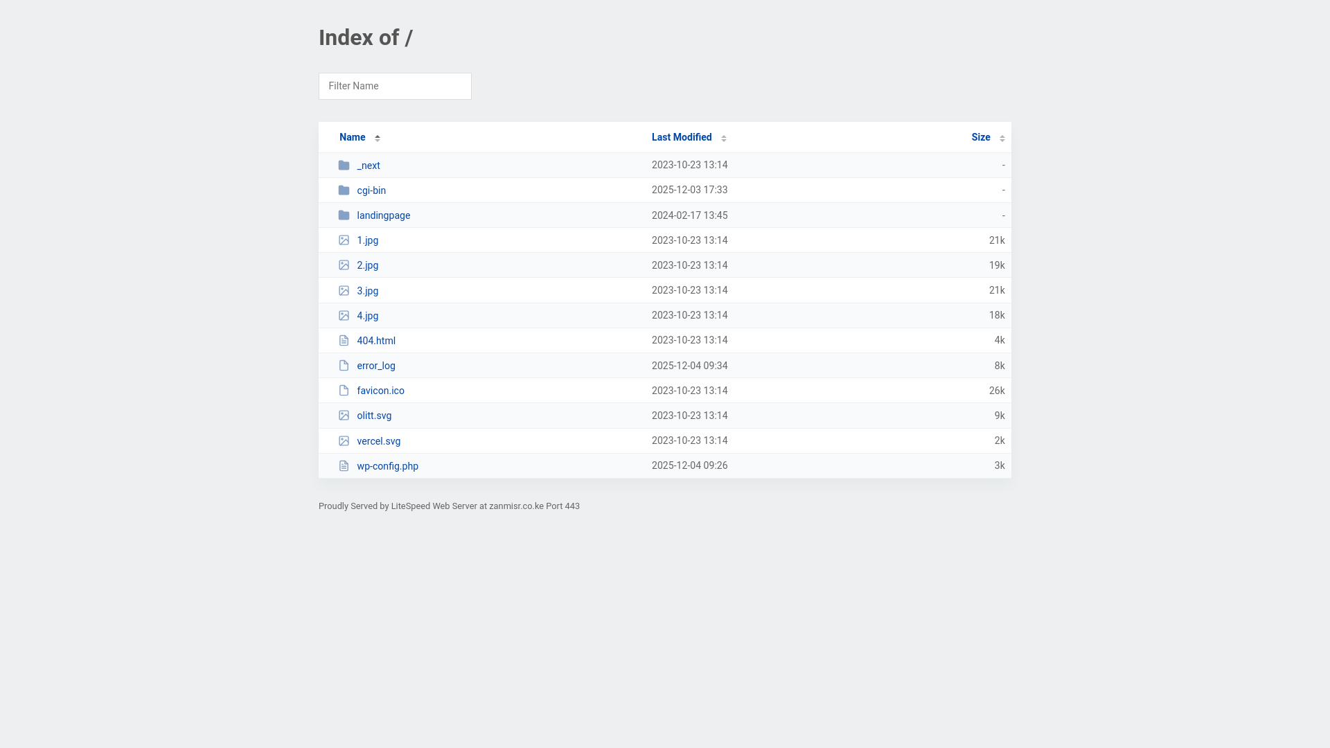website screenshot of https://zanmisr.co.ke/