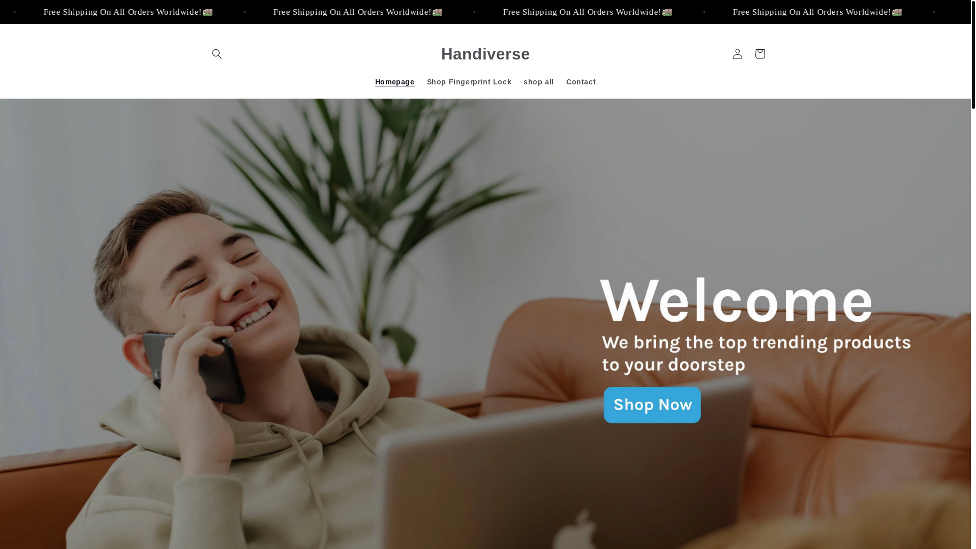 website screenshot of https://handiverse.nl/