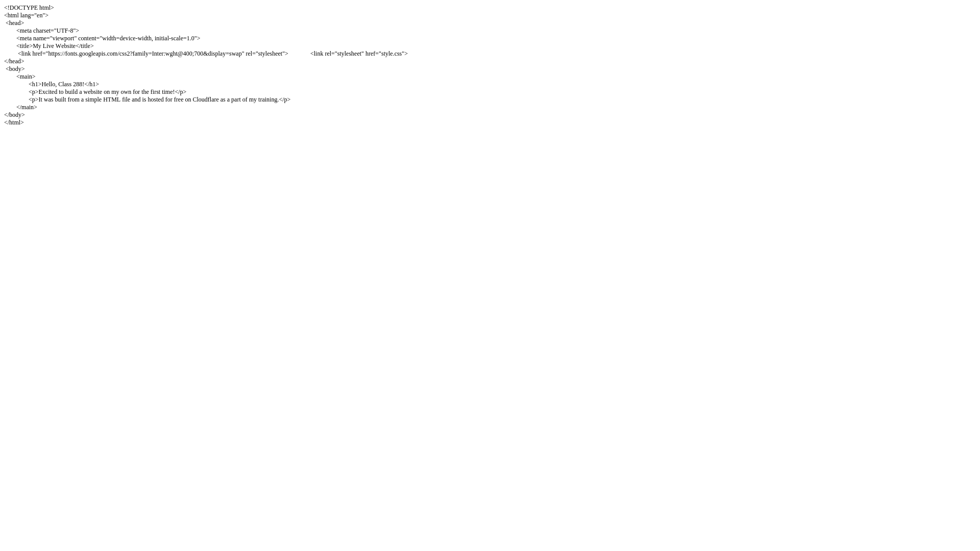 website screenshot of https://testsite-ein.pages.dev/