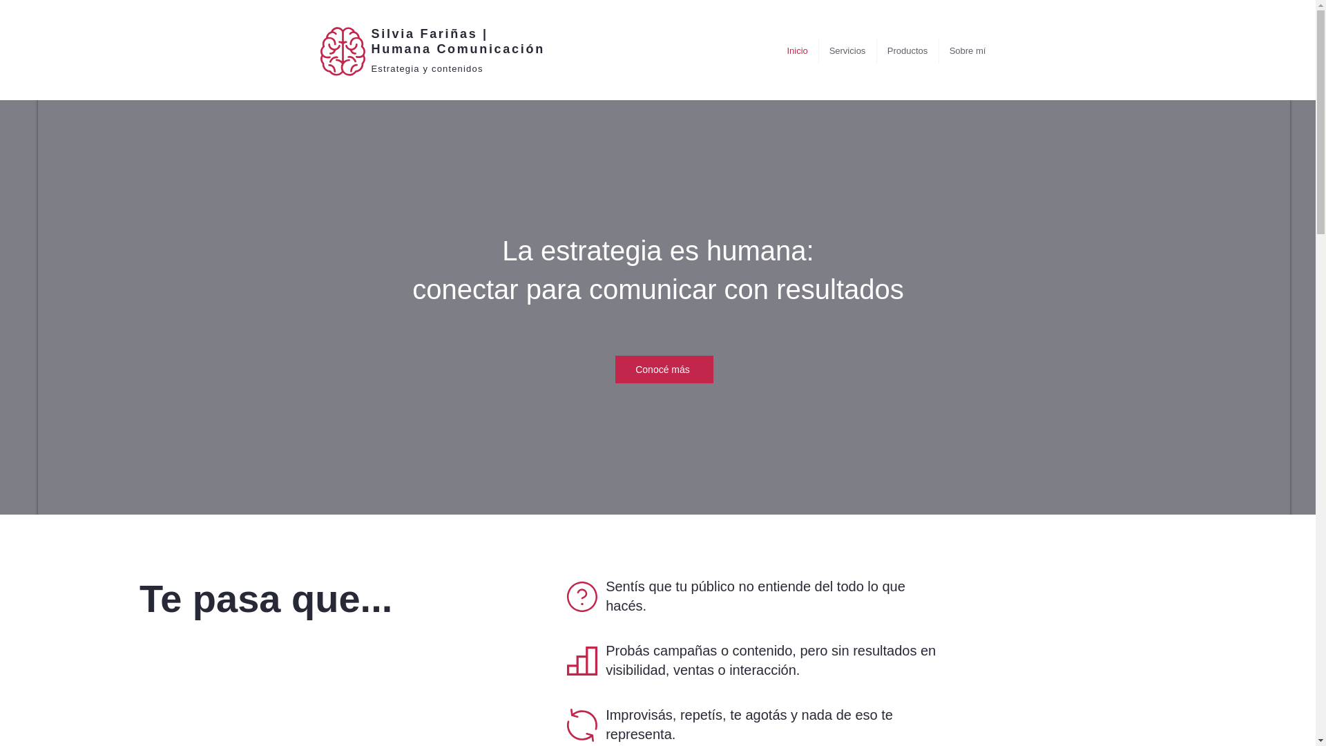website screenshot of https://humana-comunicacion.com/