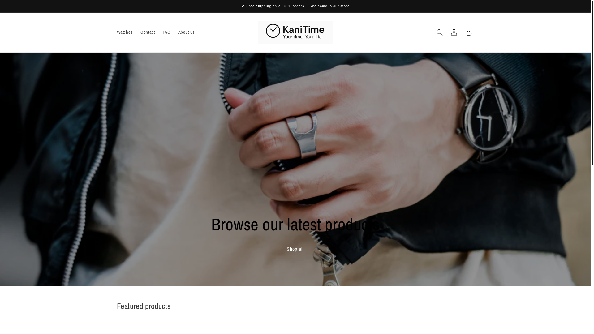 website screenshot of https://kanitime.com/