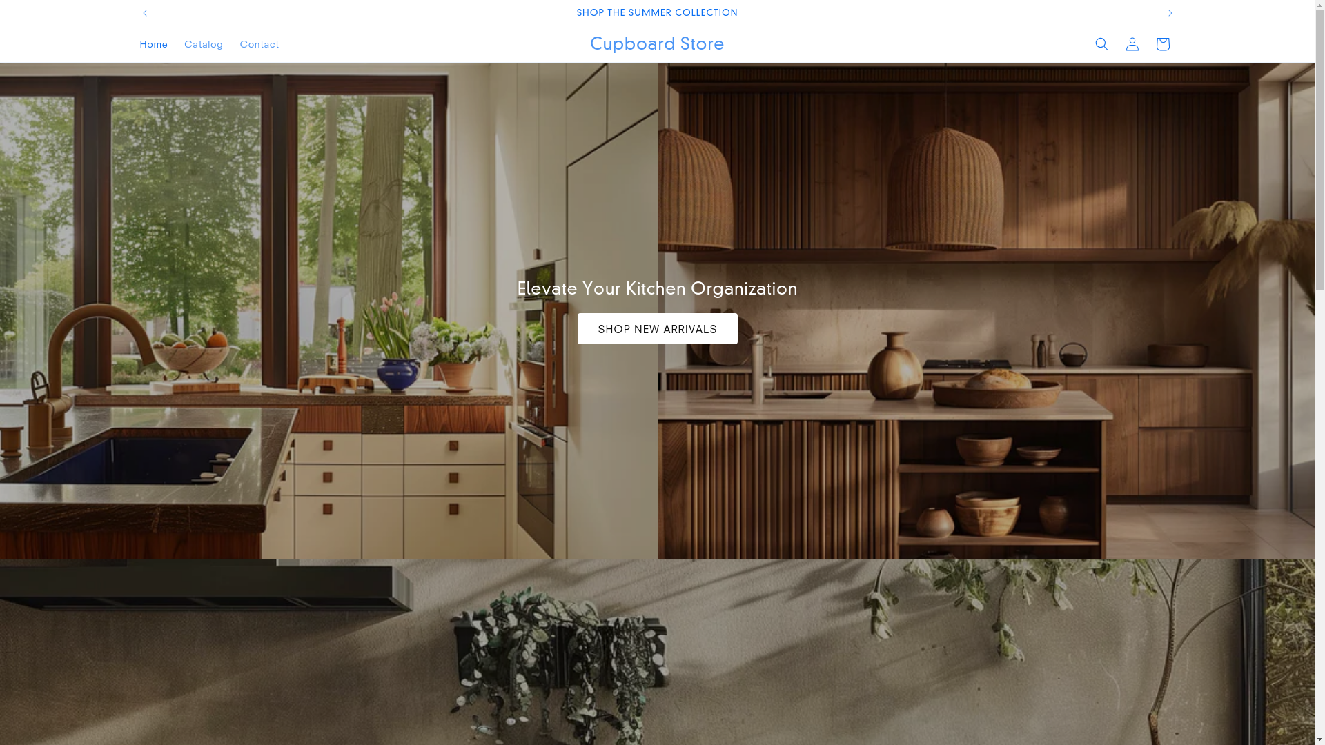 website screenshot of https://cupboardstore.space/