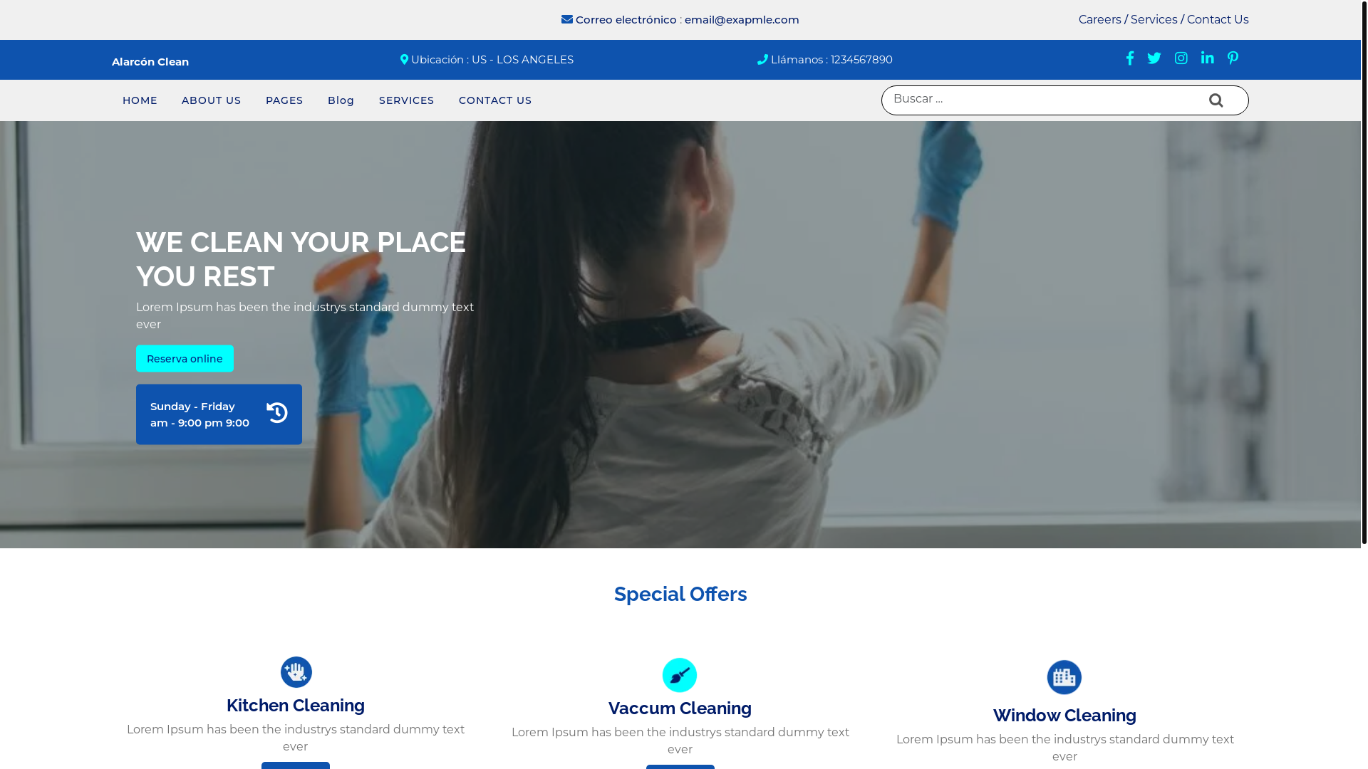 website screenshot of https://mfclaen.com/