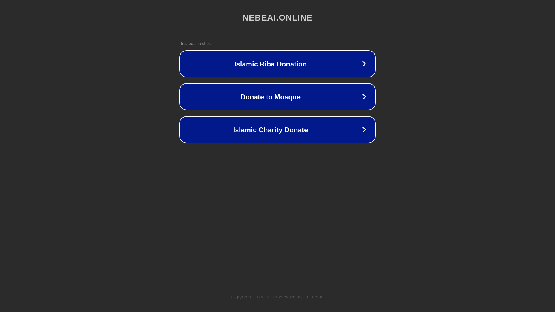 website screenshot of https://nebeai.online/