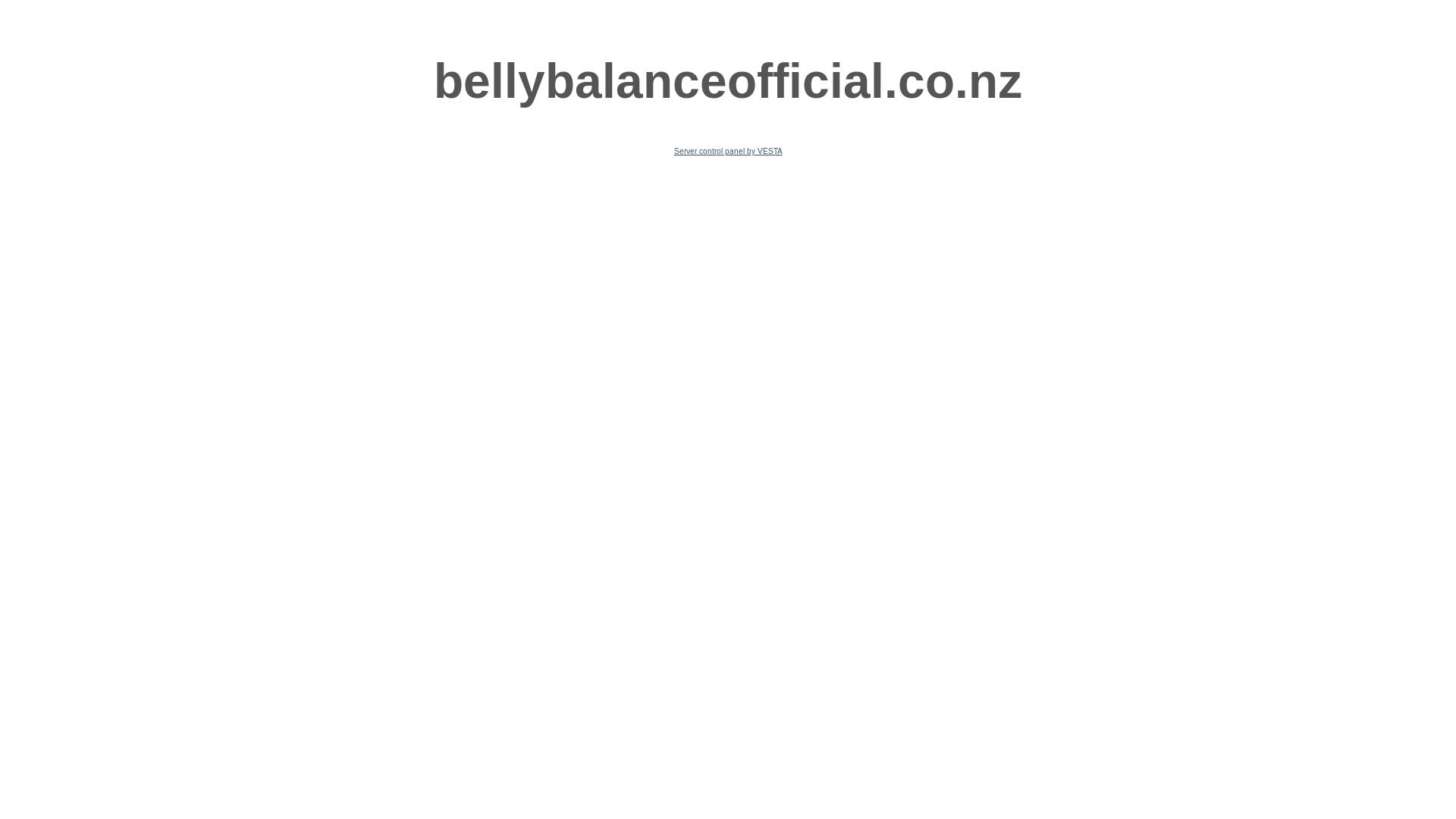 website screenshot of https://bellybalanceofficial.co.nz/