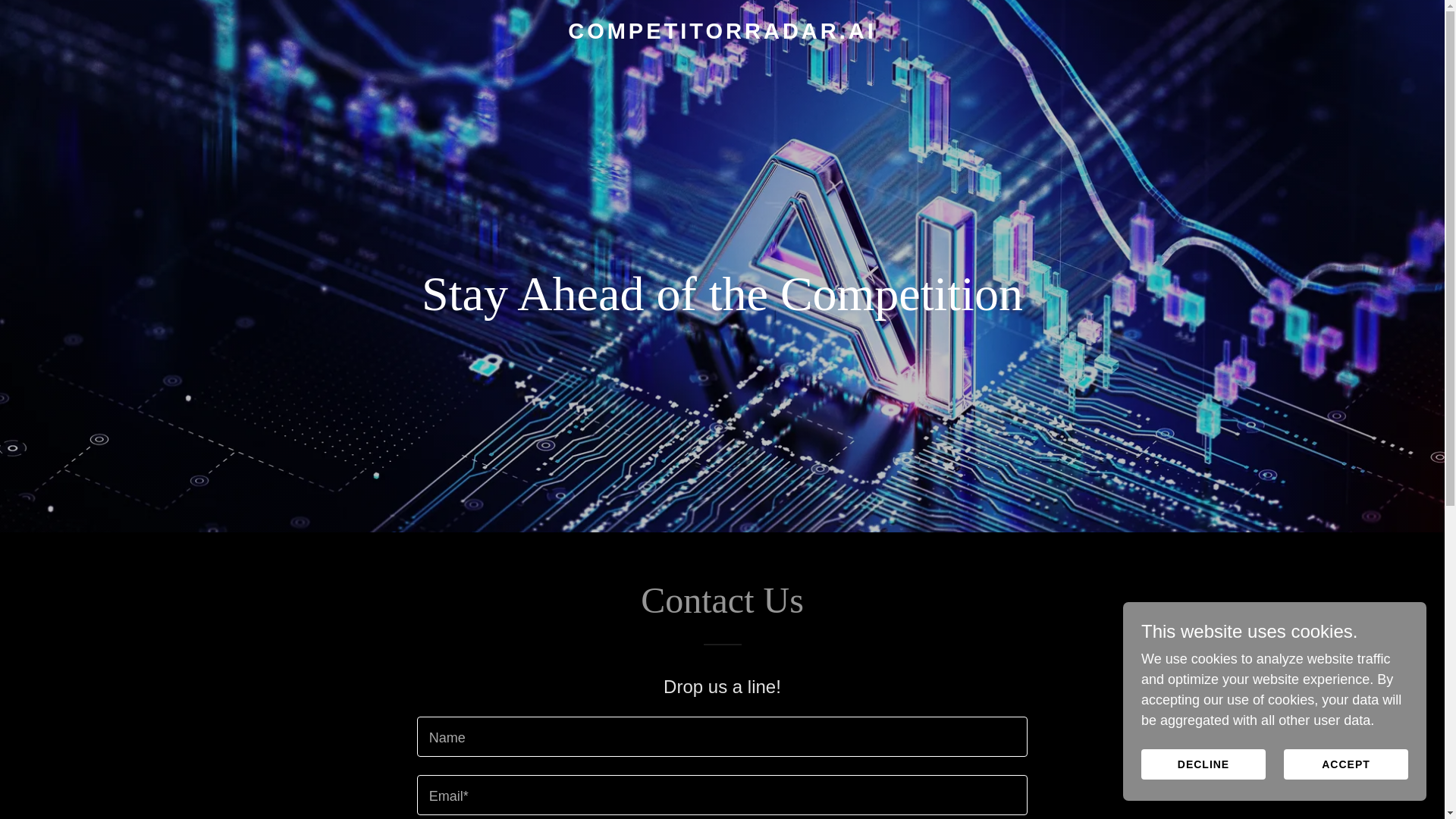 website screenshot of https://usecompetitorradar.com/