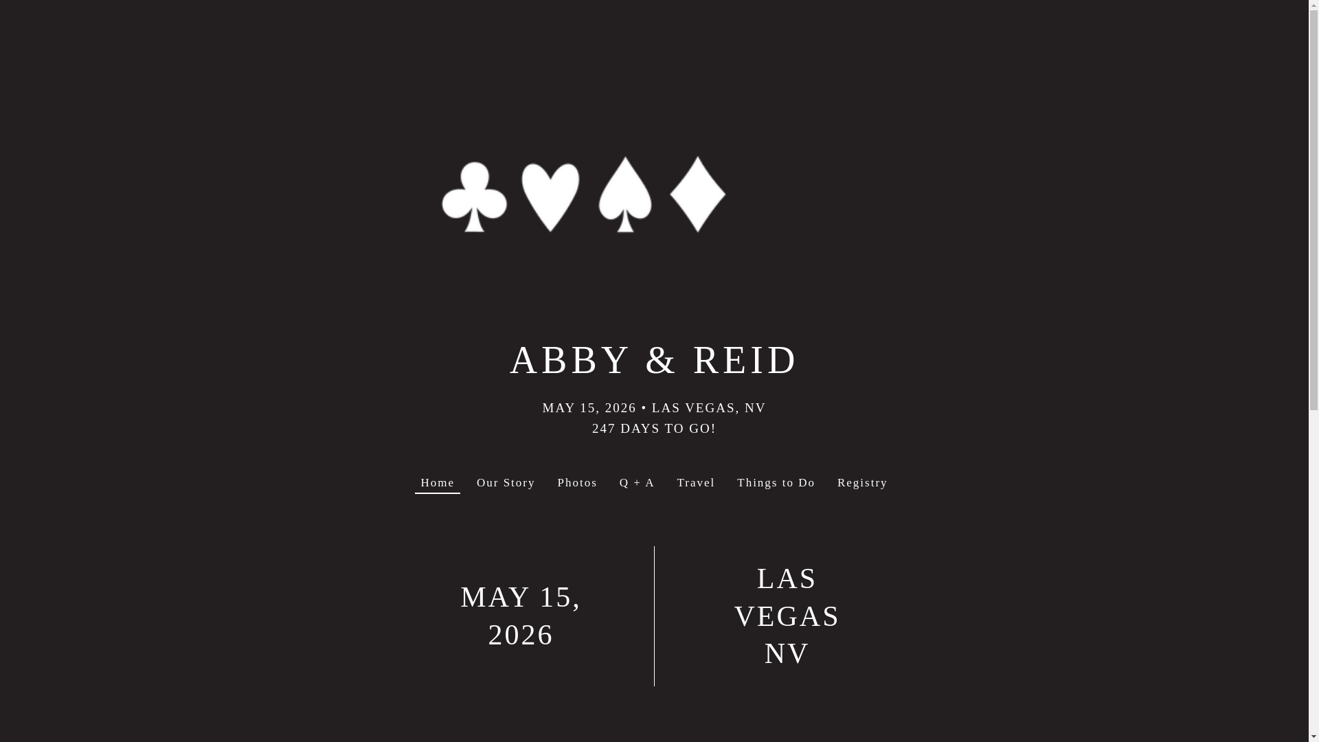 website screenshot of https://abbysearsandreidbehrens.com/