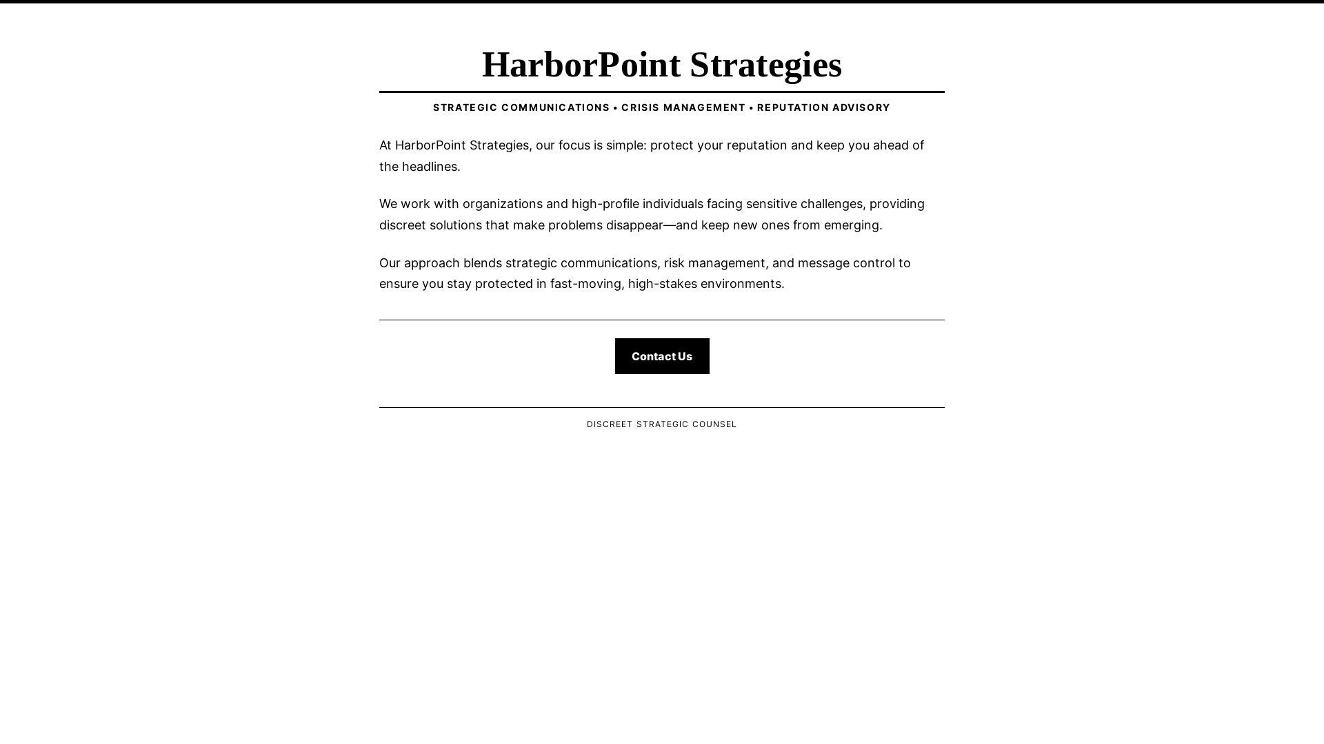 website screenshot of https://harborpoint3.pages.dev/