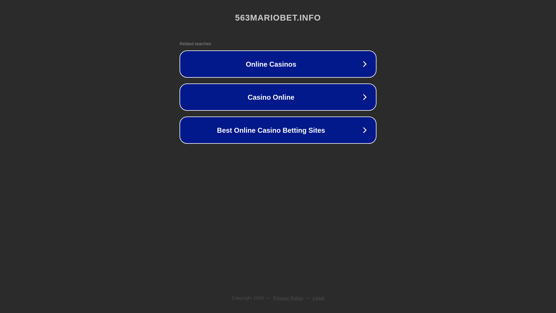 website screenshot of https://563mariobet.info/