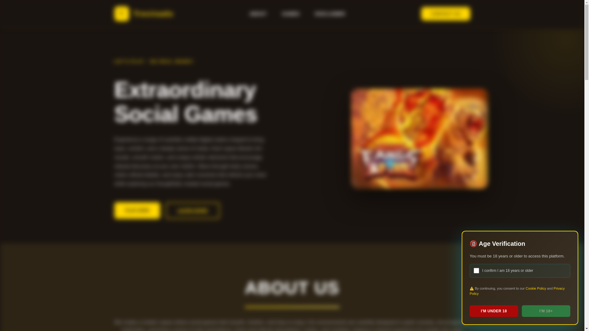 website screenshot of https://trevinado.com/