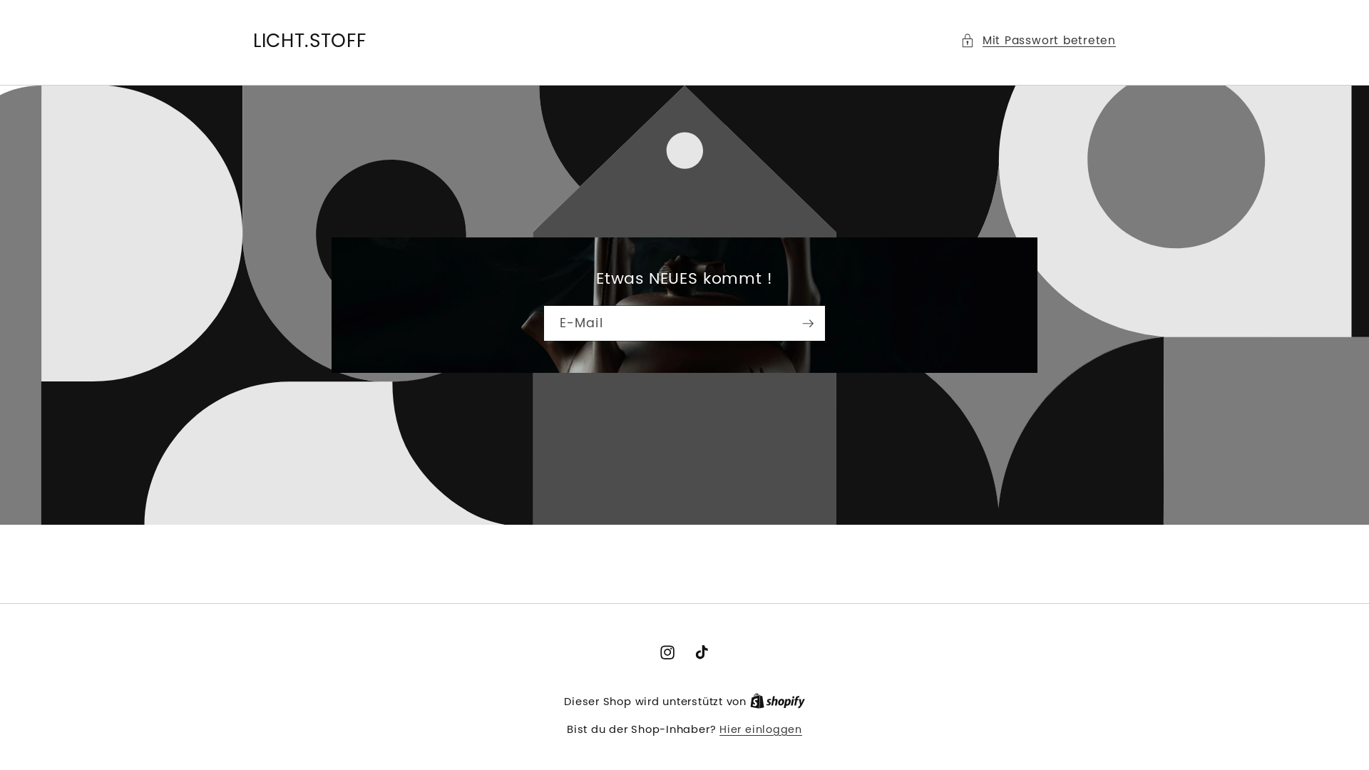 website screenshot of https://licht-stoff.de/