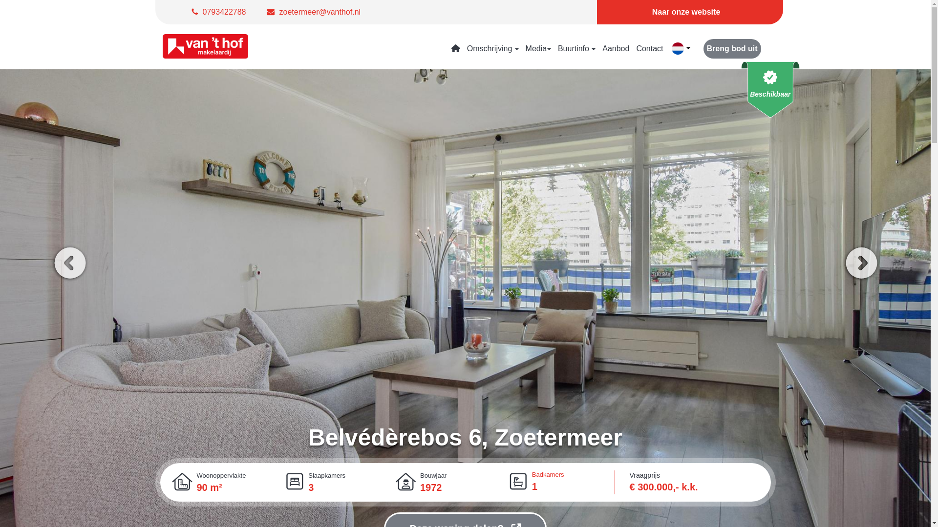 website screenshot of https://belvederebos6.nl/