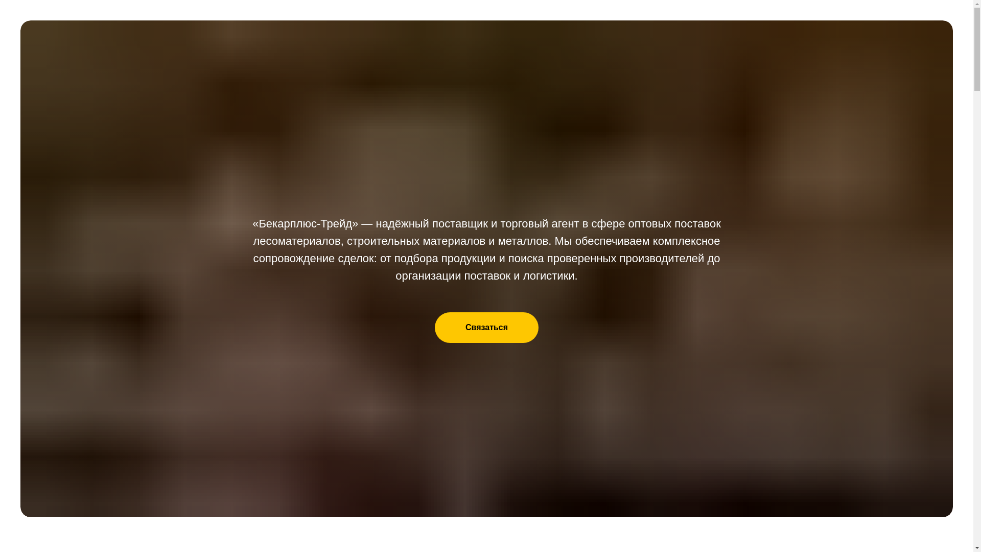 website screenshot of https://bekarplus-trade.ru/