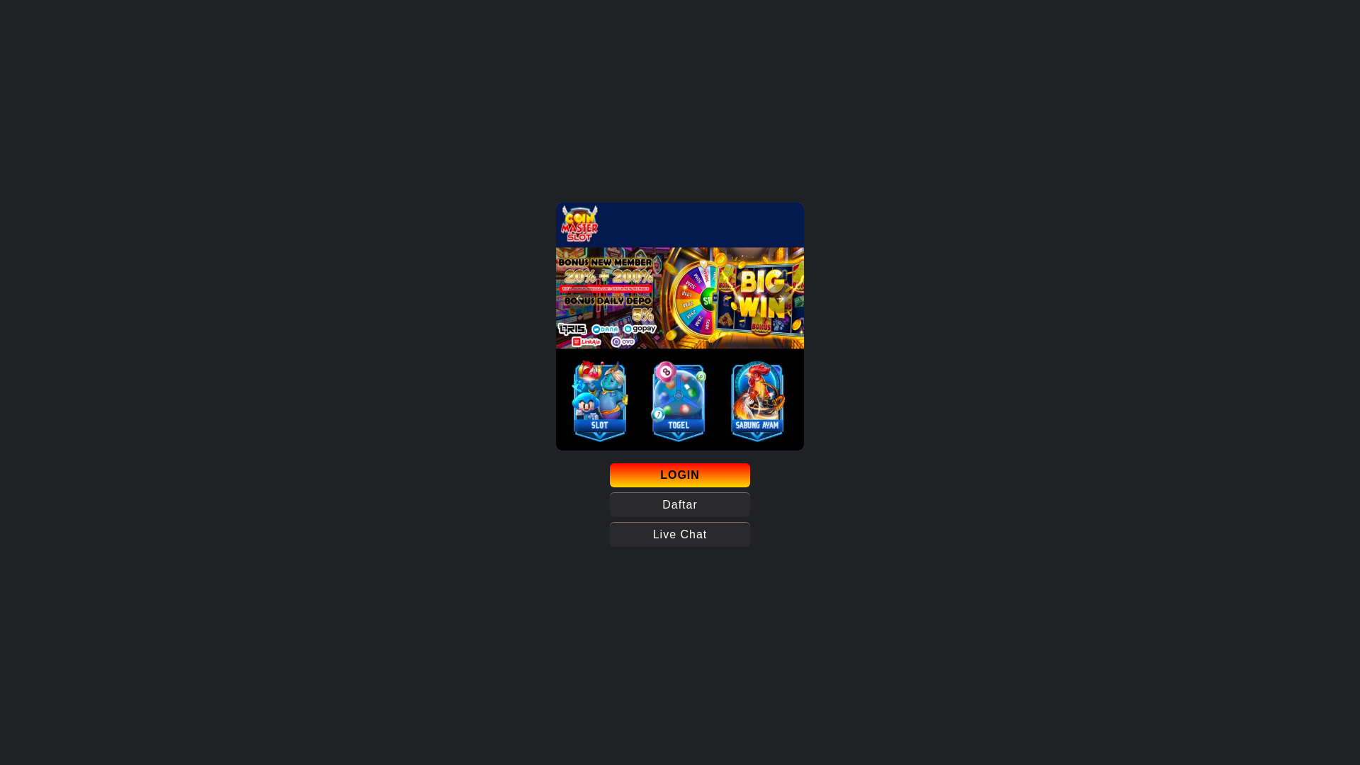 website screenshot of https://ampcoinmasterslot.pages.dev/