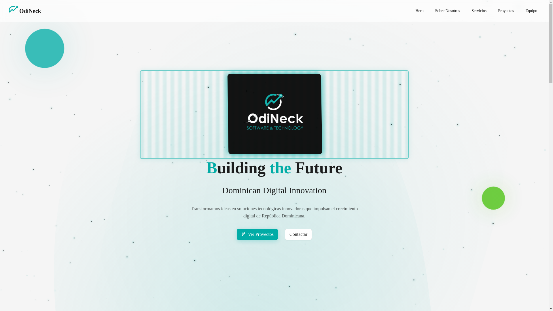 website screenshot of https://odineck-frontend-web.pages.dev/
