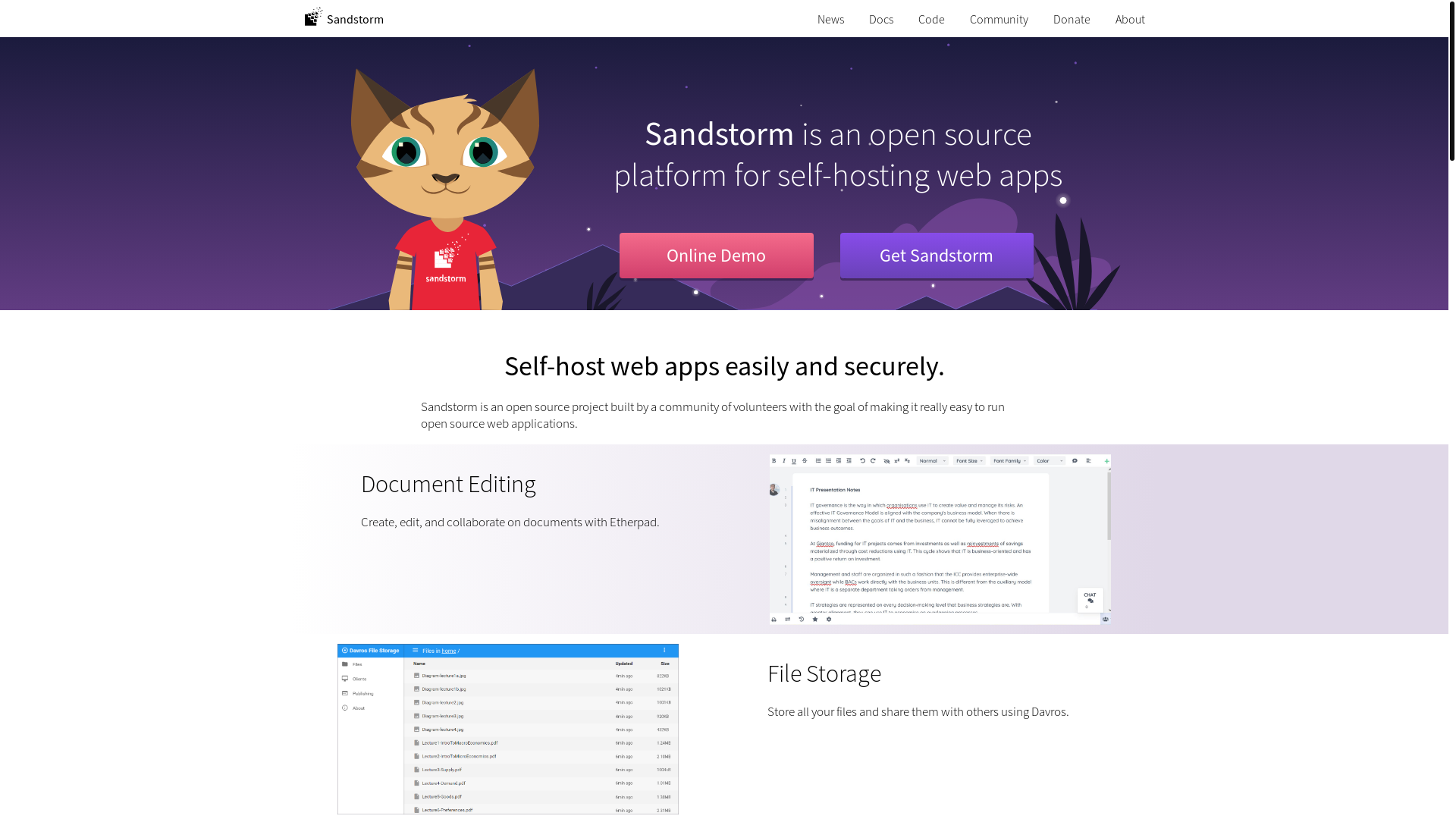website screenshot of https://sandstorm-website-684.pages.dev/