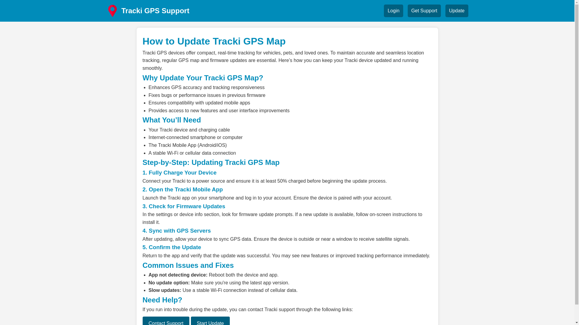 website screenshot of https://tracki-gps.pages.dev/