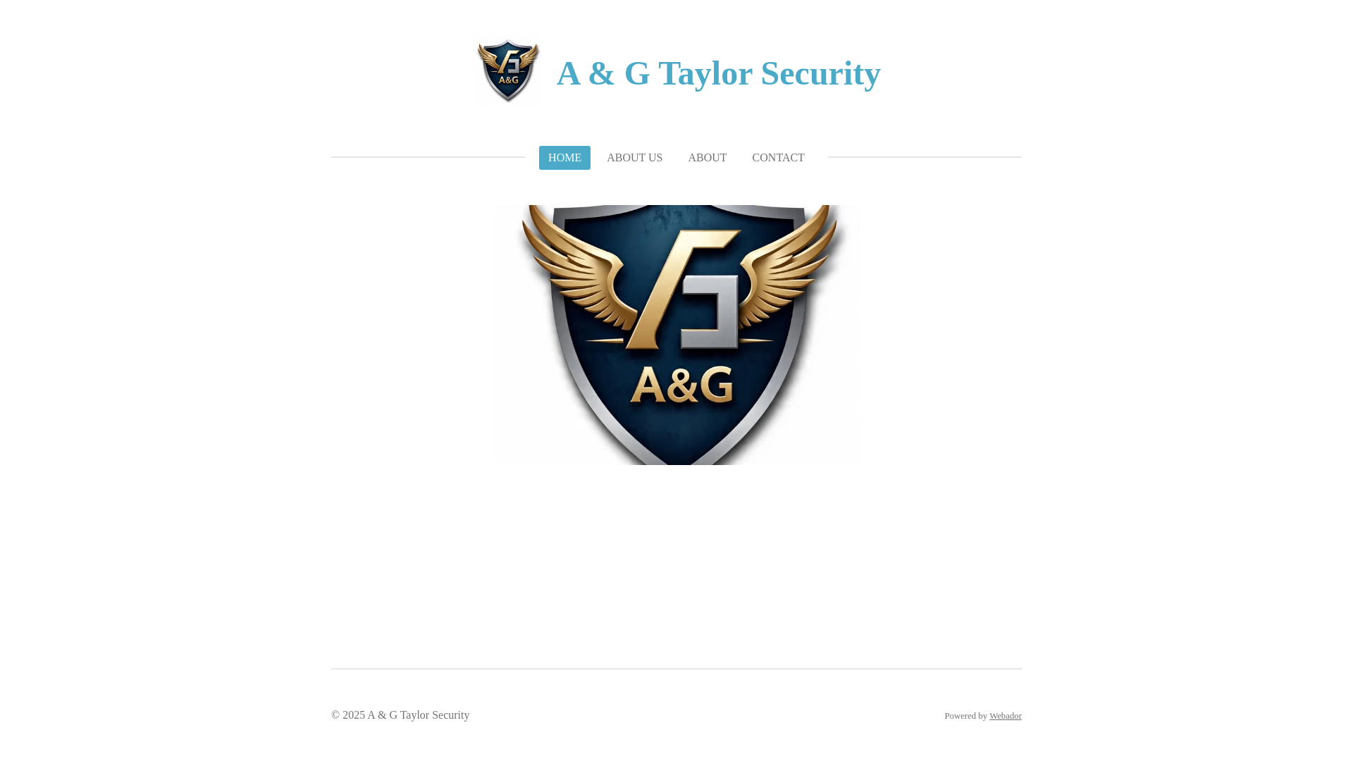 website screenshot of https://agtaylorsecurity.com/