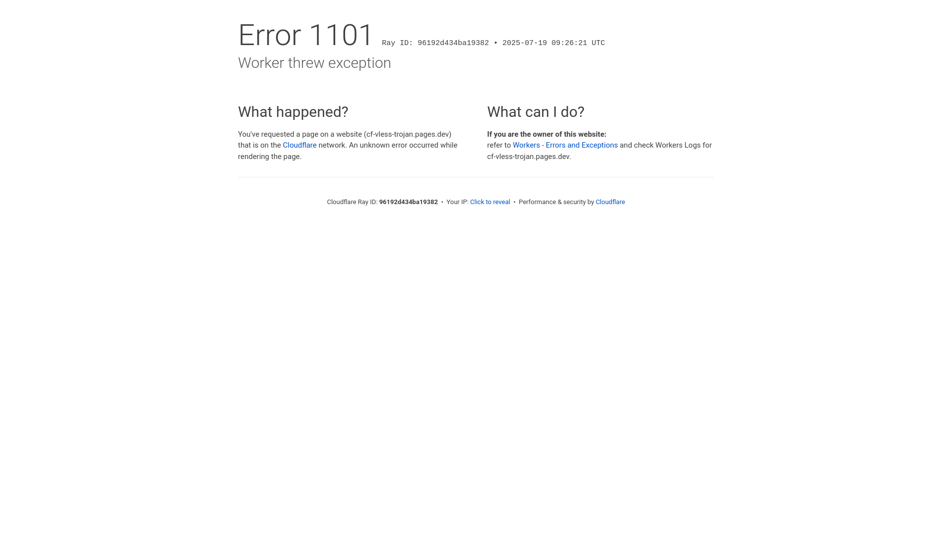 website screenshot of https://cf-vless-trojan.pages.dev/