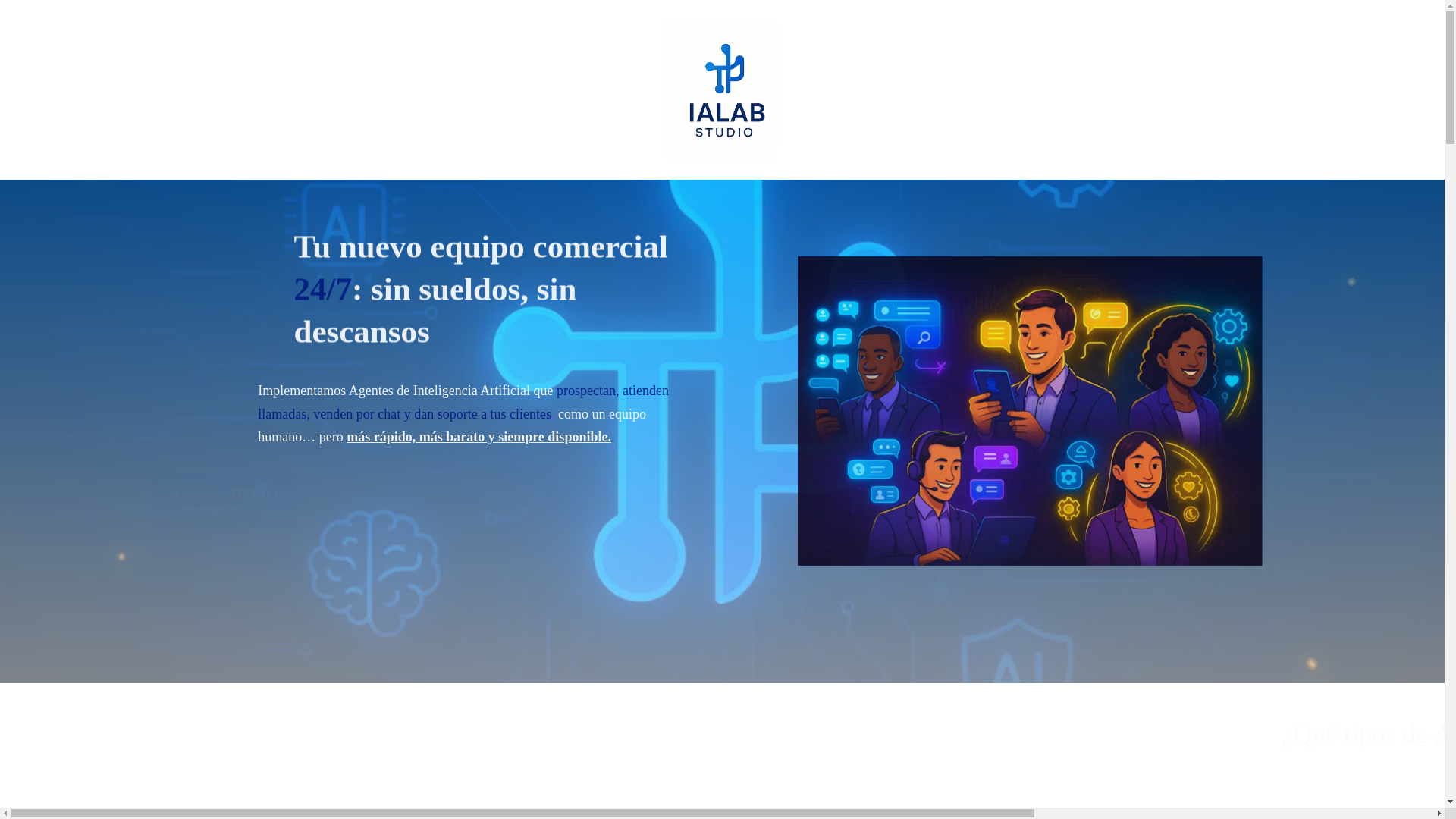 website screenshot of https://ialab-studio.com/