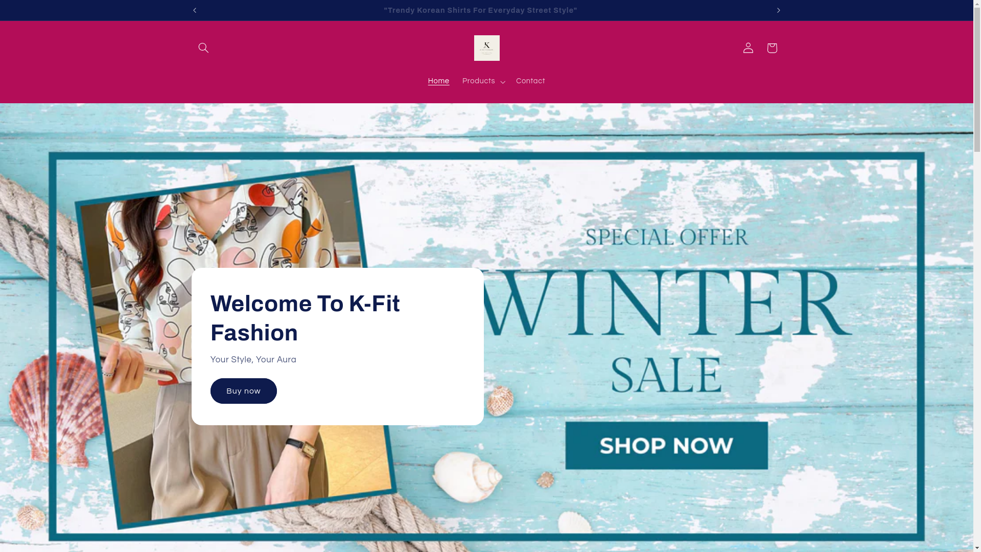 website screenshot of https://k-fitfashion.shop/