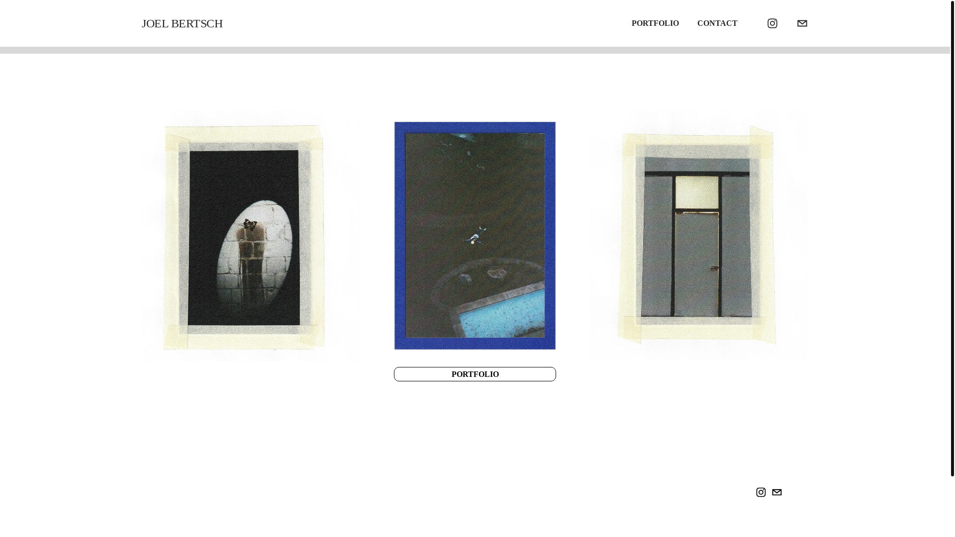website screenshot of https://joelbertsch.com/