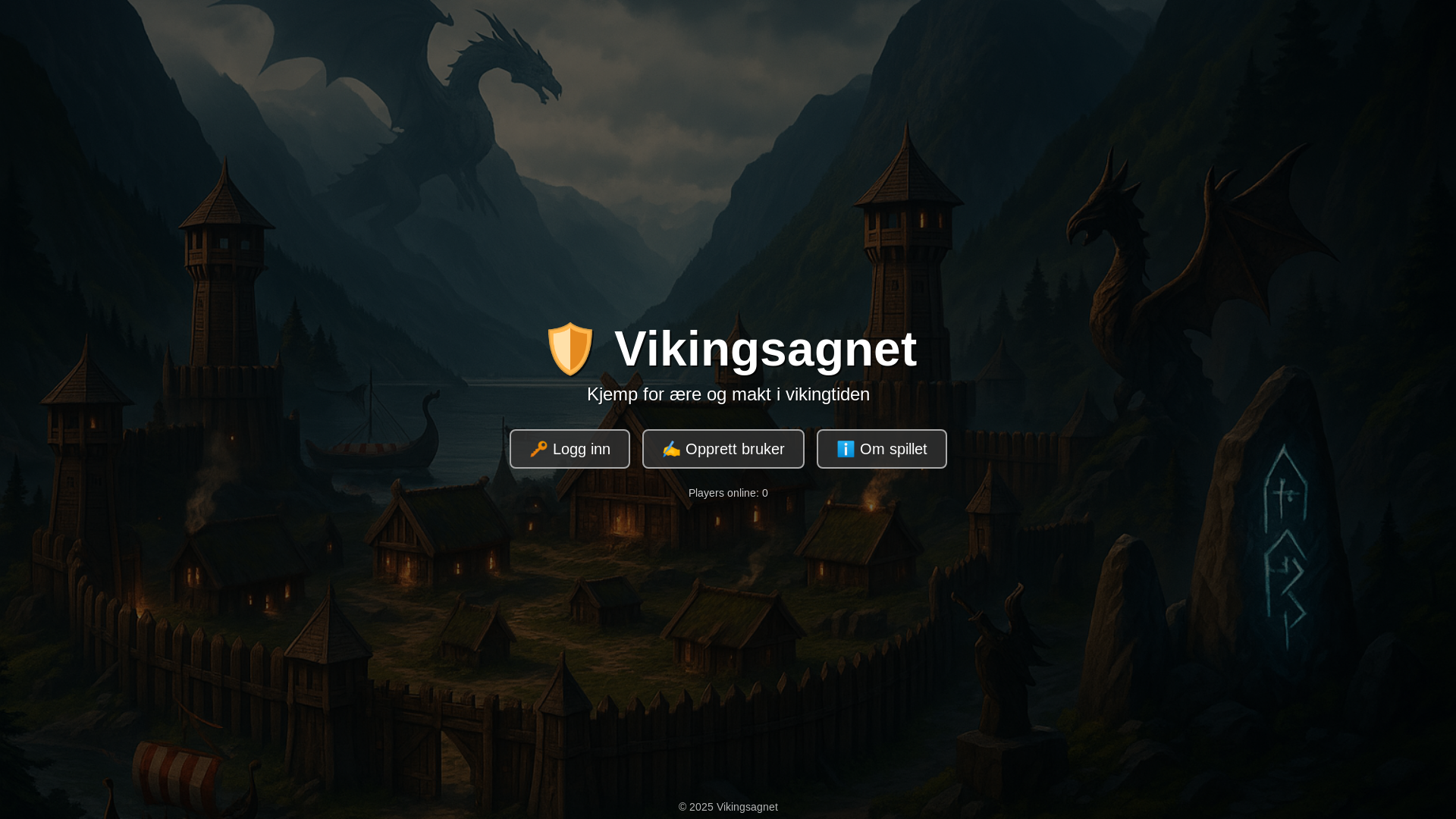 website screenshot of https://vikingsagnet.no/