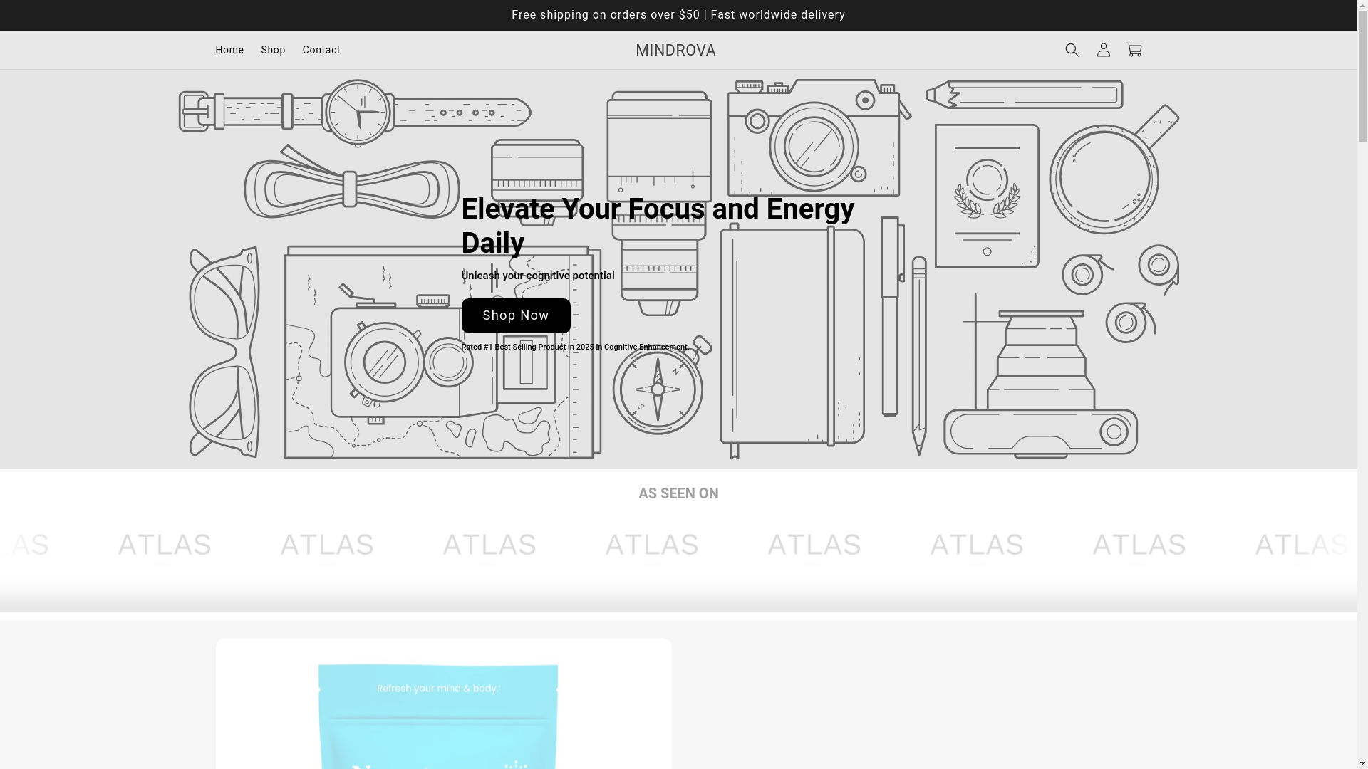 website screenshot of https://mindrova.co/