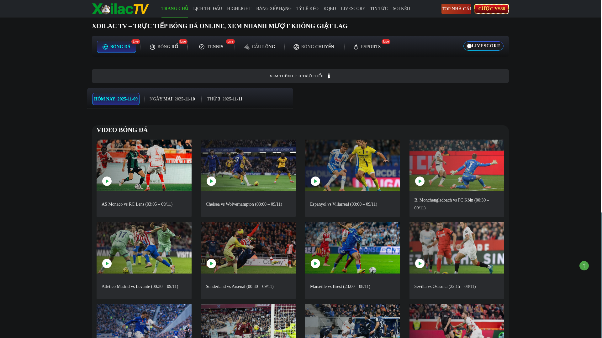 website screenshot of https://xoilaclive.you/