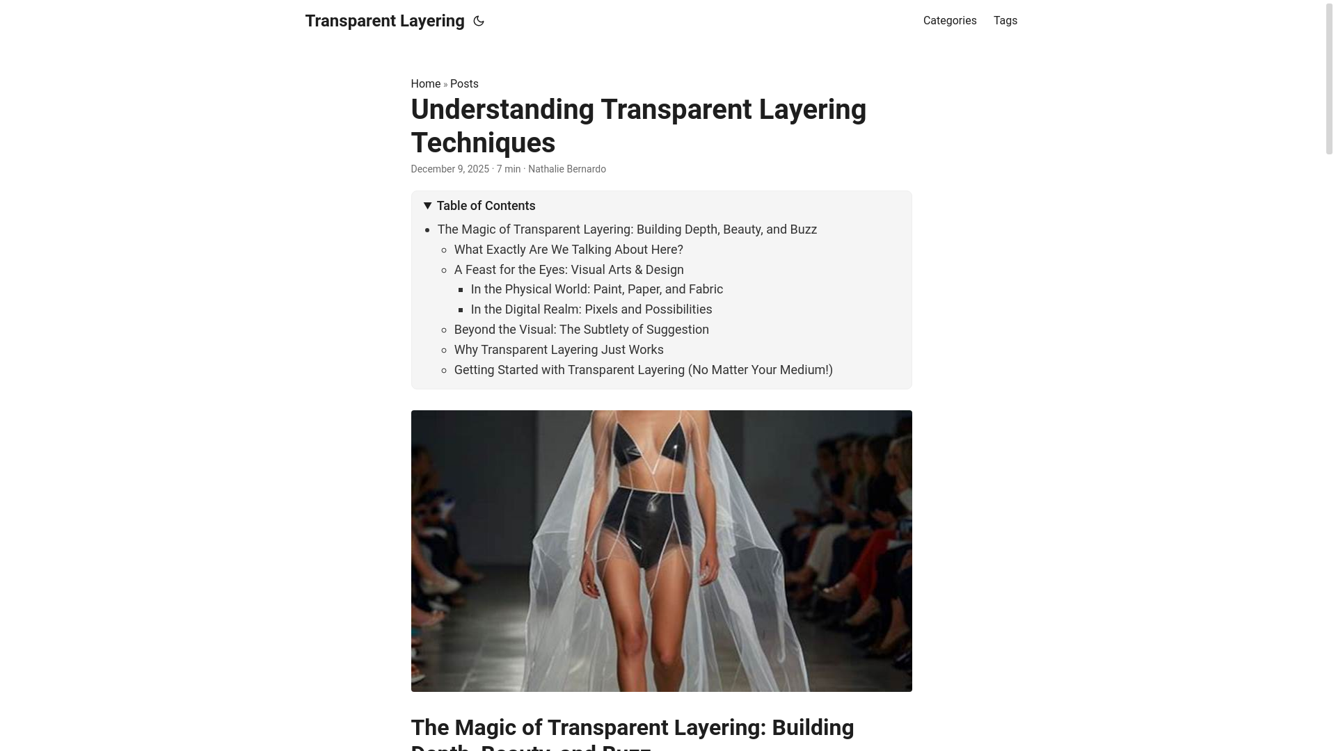 website screenshot of https://transparentlayering.pages.dev/