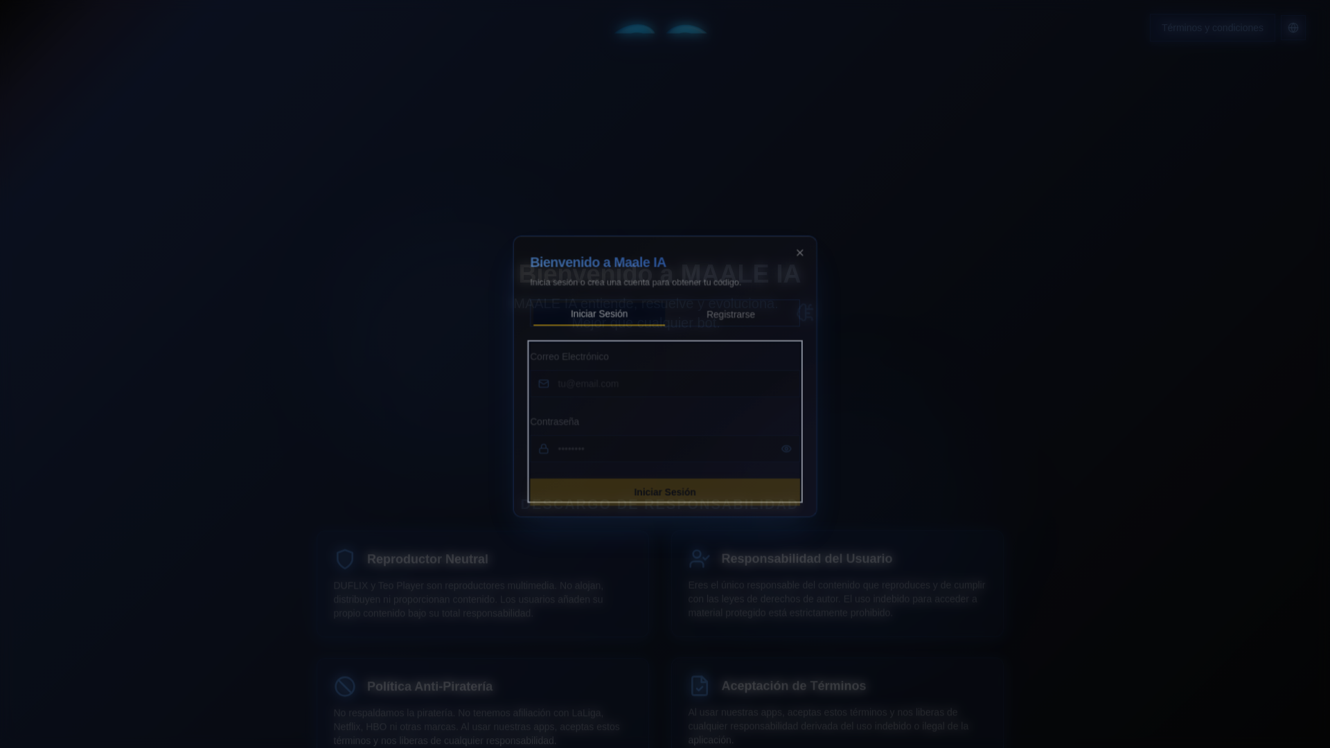 website screenshot of https://maalebot.com/