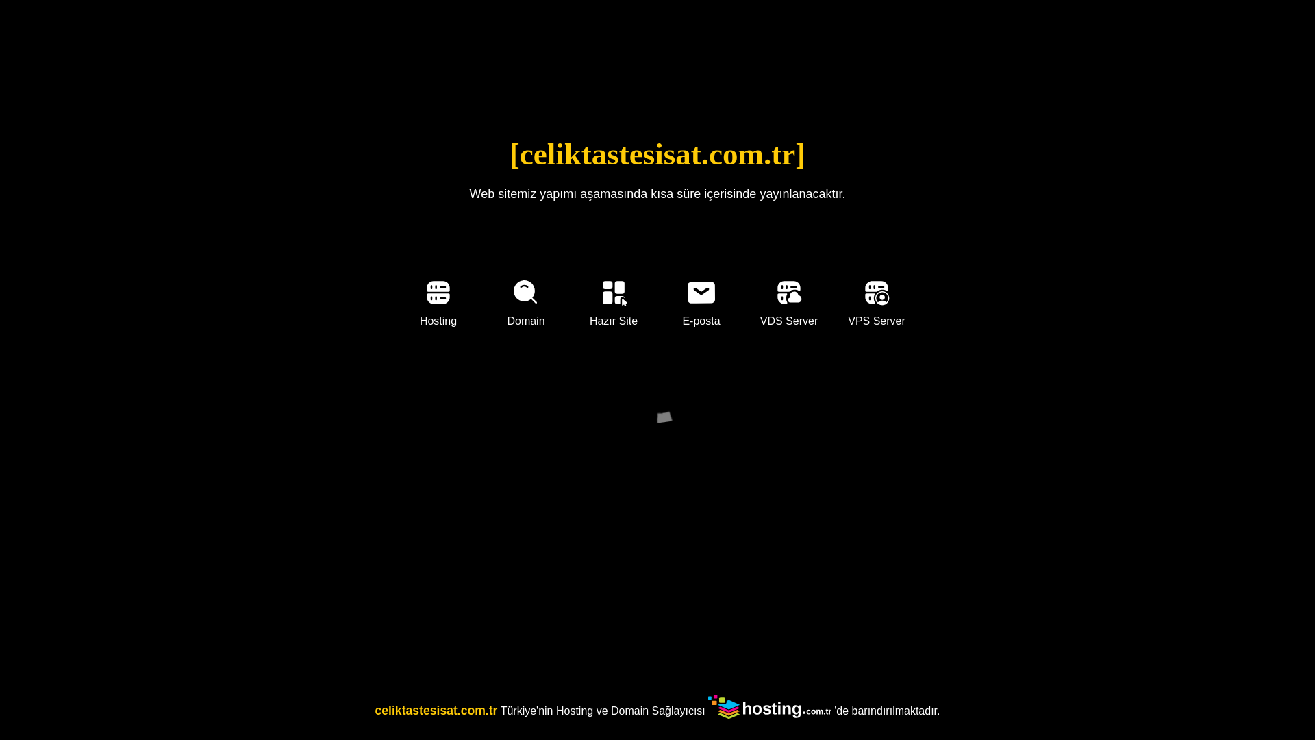 website screenshot of https://celiktastesisat.com.tr/
