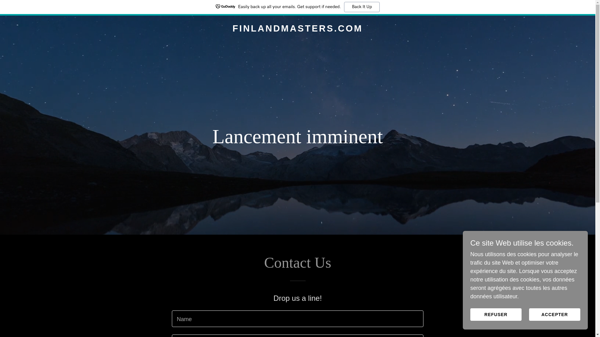 website screenshot of https://finlandmasters.com/