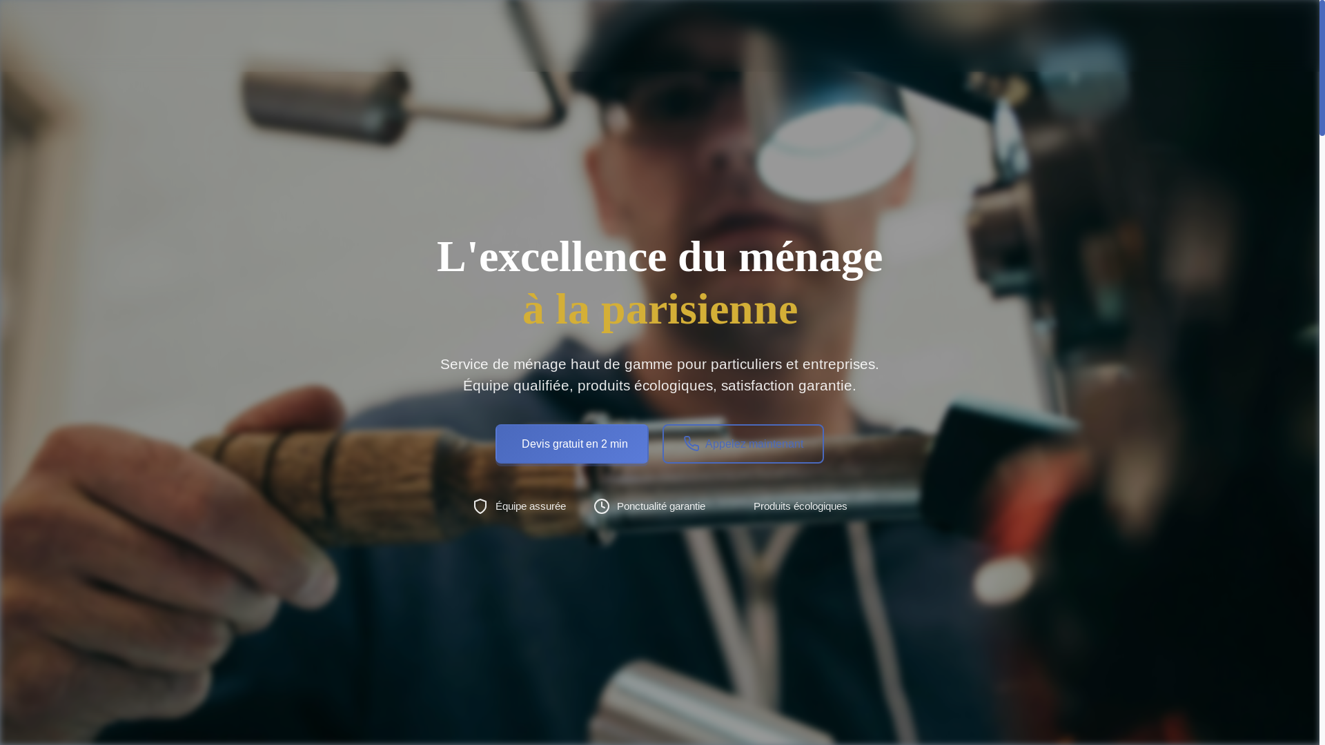 website screenshot of https://propreteparisienne.com/