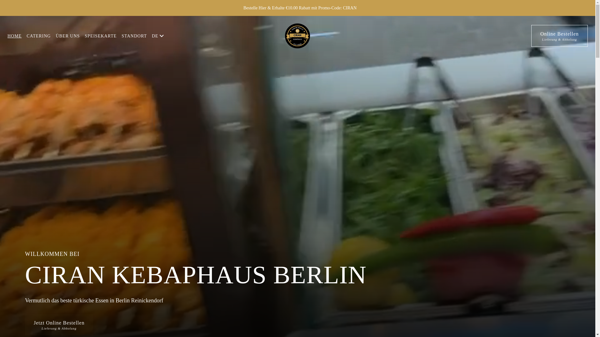 website screenshot of https://ciran-kebaphouse.de/