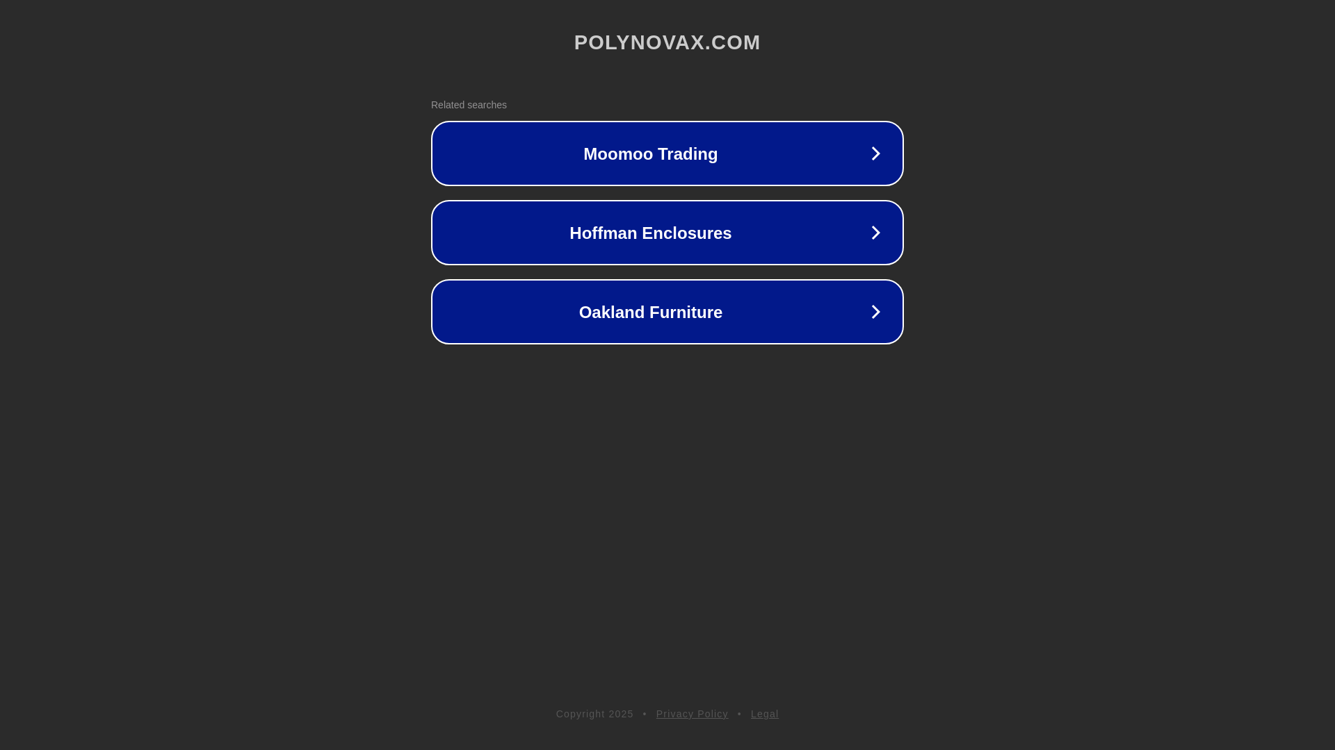 website screenshot of https://polynovax.com/