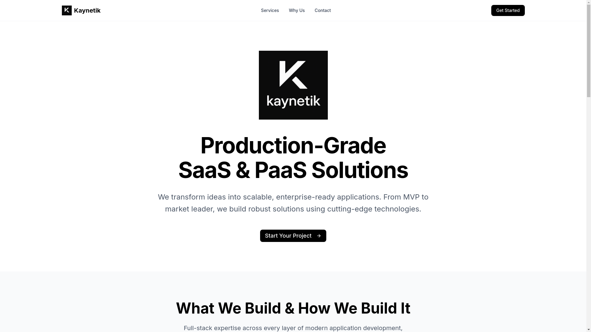 website screenshot of https://kaynetik.xyz/