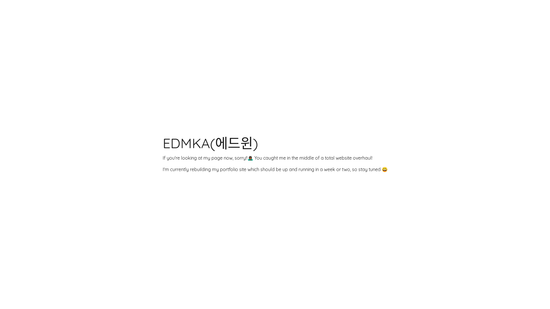 website screenshot of https://edwincodes.com/