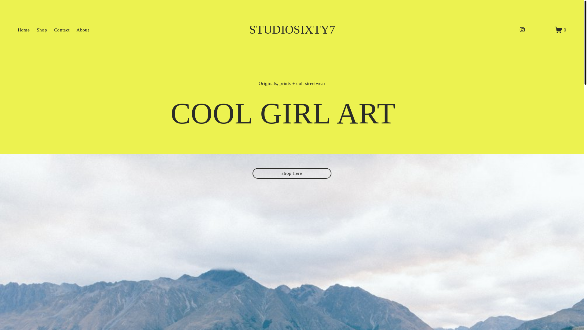 website screenshot of https://studiosixty7.uk/