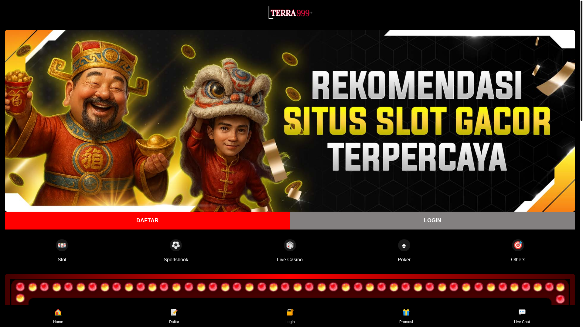 website screenshot of https://terra999link.com/