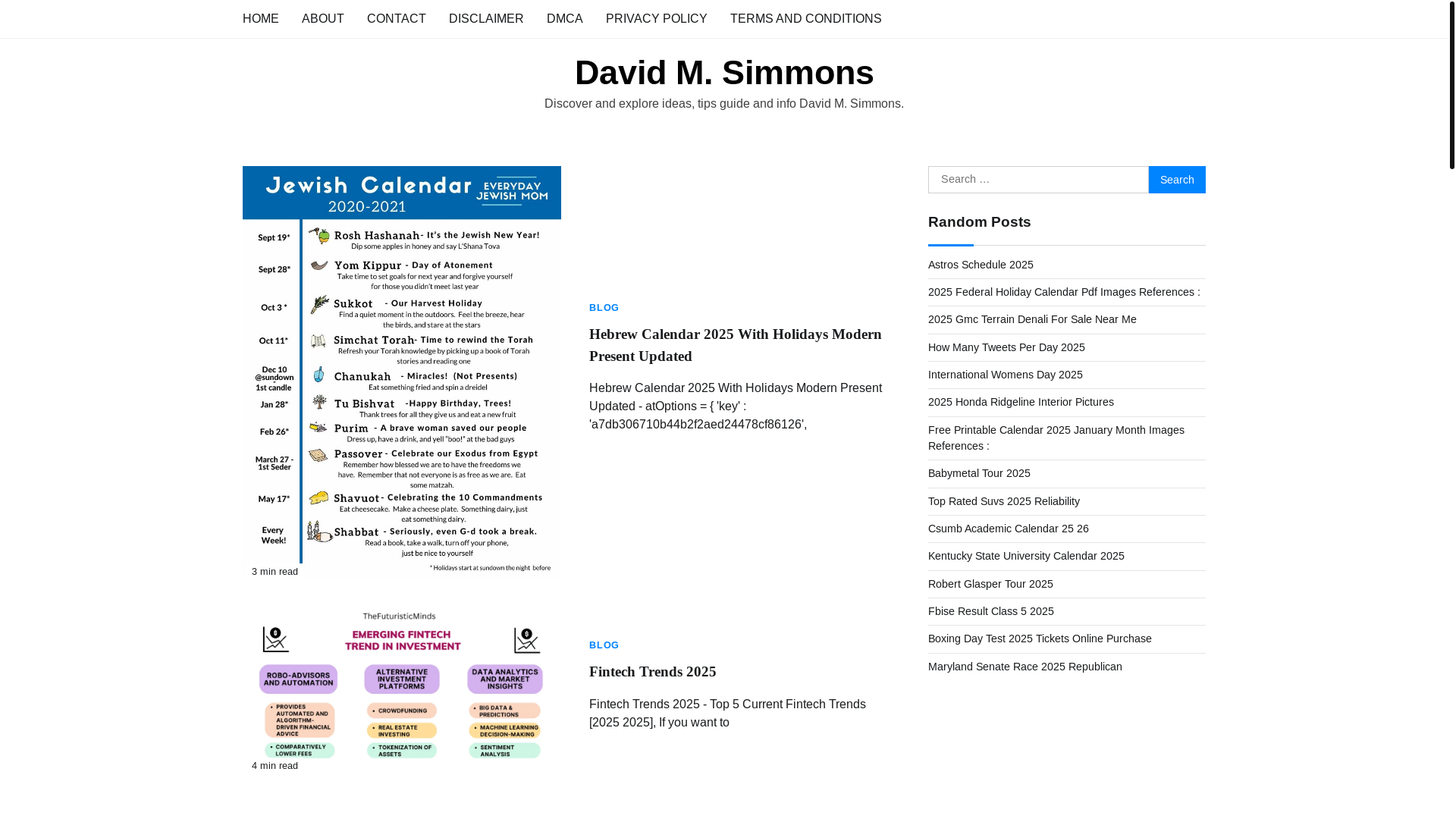 website screenshot of https://davidmsimmons.pages.dev/