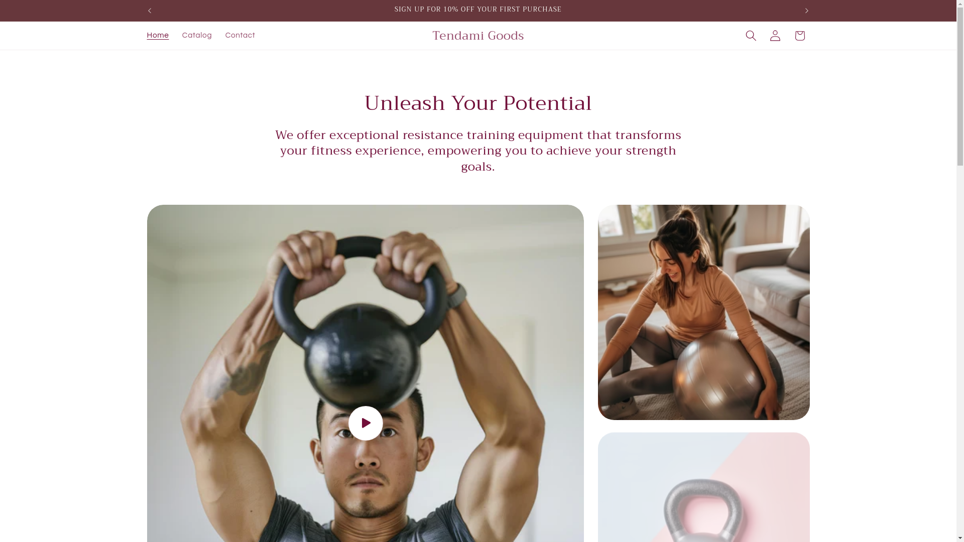 website screenshot of https://tendamigoods.store/
