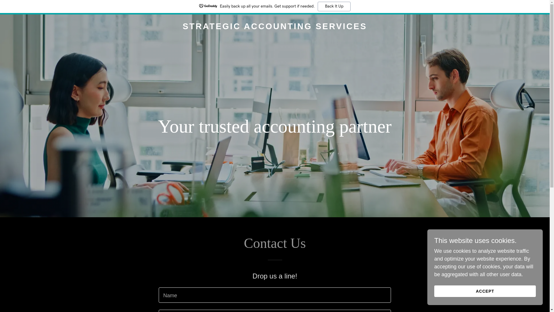website screenshot of https://donnas-accounting.com/